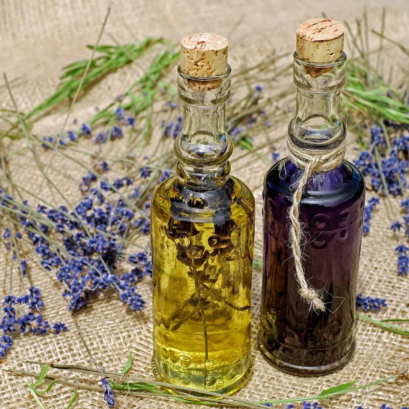 Freshly extracted cold-pressed oils in glass bottles for Awaisia Pansar